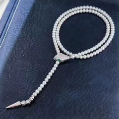 Vòng Cổ Ngọc Trai 50cm Dáng Rắn Thần Sang Trọng Phong Cách Hoàng Gia MADAME HIEN PEARLS Cho Nữ CT065