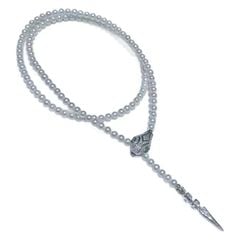 Vòng Cổ Ngọc Trai 50cm Dáng Rắn Thần Sang Trọng Phong Cách Hoàng Gia MADAME HIEN PEARLS Cho Nữ CT065