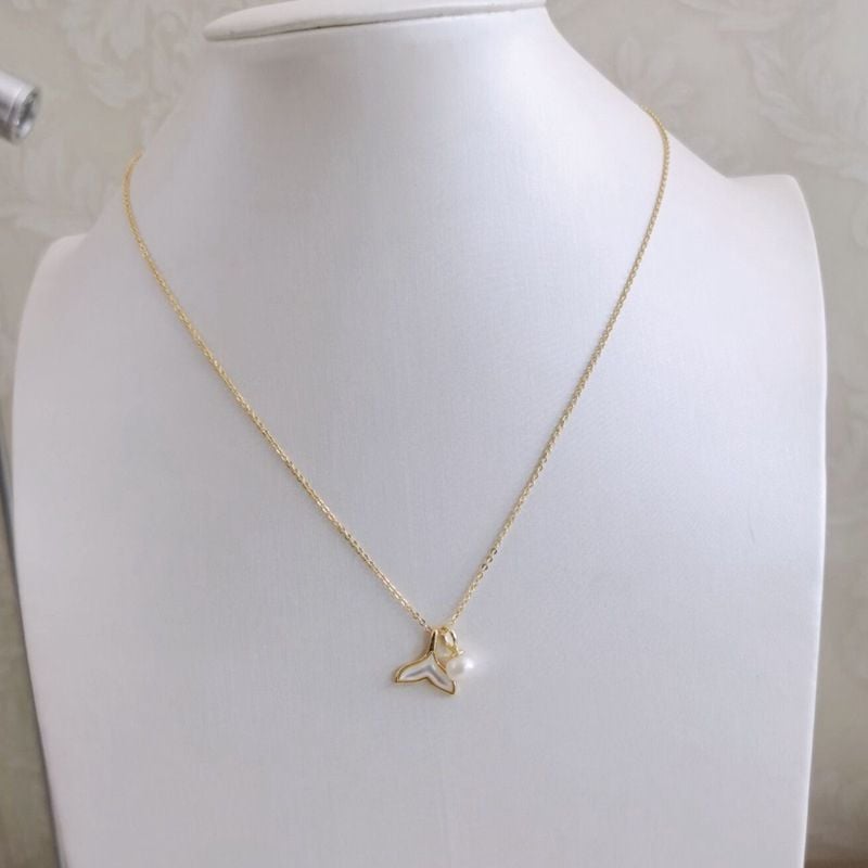 Vòng cổ Ngọc Trai Mặt Nàng Tiên Cá MADAME HIEN PEARL Thời Trang