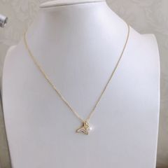 Vòng cổ Ngọc Trai Mặt Nàng Tiên Cá MADAME HIEN PEARL Thời Trang MN014