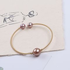 Còng Tay 1 Hạt Ngọc Trai Tự Nhiên Size Khủng MADAME HIEN PEARLS Cá Tính VTT015