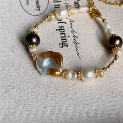 Vòng Tay Ngọc Trai Baroque Phối Phong Cách Trung Cổ Ma Mị MADAME HIEN PEARLS VTB063