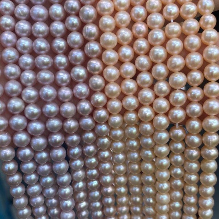 Vòng Tay Ngọc Trai Tròn Đẹp Tự Nhiên Hàng Đẹp AAA 7-8mm MADAME HIEN PEARLS