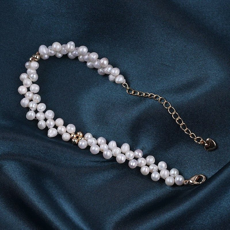 Vòng Tay Ngọc Trai Bện 3 Lớp Phối Cham MADAME HIEN PEARLS Đáng Yêu Cho Nữ VTT101