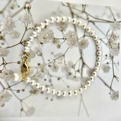 Vòng Tay Ngọc Trai Bé Xinh Phối Cham Hạt Ngọc Trai MADAME HIEN PEARLS Đáng Yêu Cho Nữ VTT110