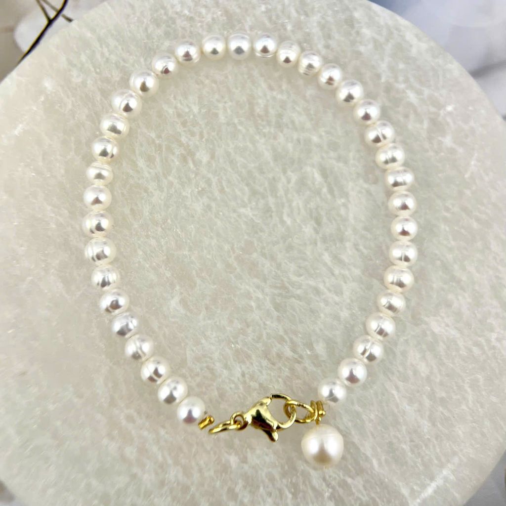Vòng Tay Ngọc Trai Bé Xinh Phối Cham Hạt Ngọc Trai MADAME HIEN PEARLS Đáng Yêu Cho Nữ VTT110