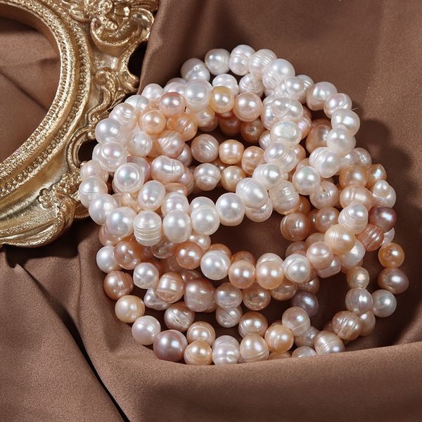 Vòng Tay Ngọc Trai Tự Nhiên Co Giãn 7-8mm MADAME HIEN PEARLS VTT016