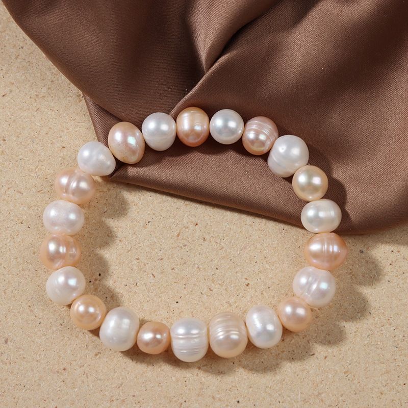 Vòng Tay Ngọc Trai Tự Nhiên Co Giãn 7-8mm MADAME HIEN PEARLS VTT016