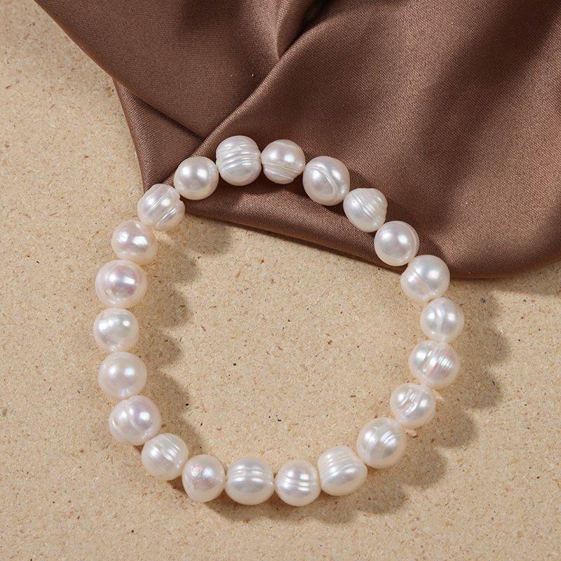 Vòng Tay Ngọc Trai Tự Nhiên Co Giãn 7-8mm MADAME HIEN PEARLS VTT016