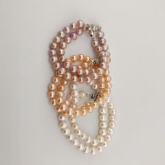 Vòng Tay Ngọc Trai Tự Nhiên 8-9mm MADAME HIEN PEARLS VTT035