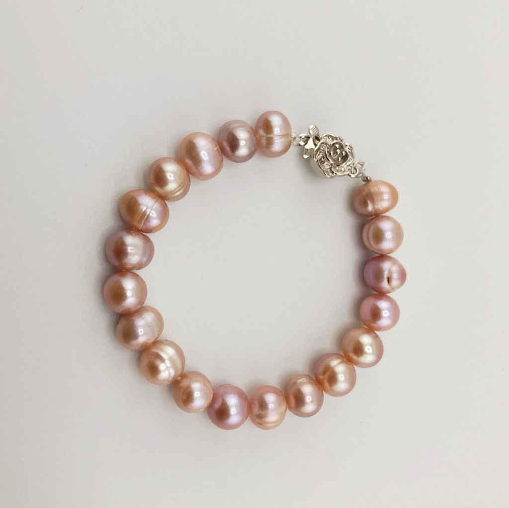 Vòng Tay Ngọc Trai Tự Nhiên 8-9mm MADAME HIEN PEARLS VTT035