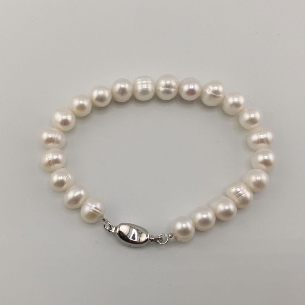 Vòng Tay Ngọc Trai Tự Nhiên 8-9mm MADAME HIEN PEARLS VTT035