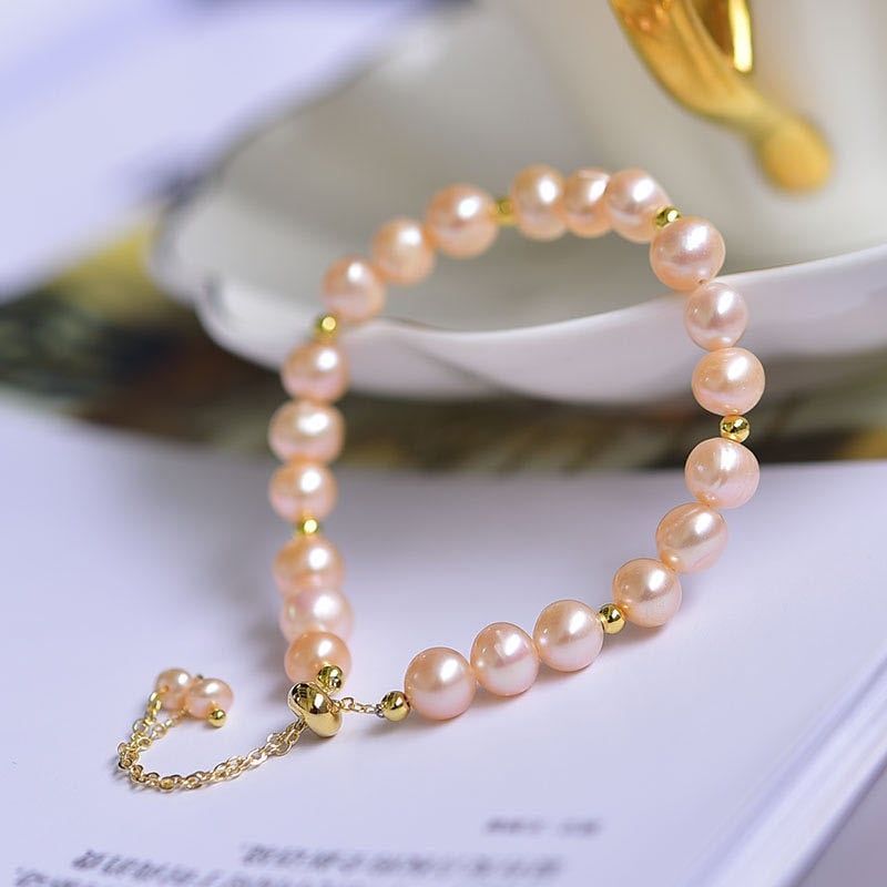 Vòng Tay Ngọc Trai MADAME HIEN PEARLS Khoá Điều Chỉnh Kích Thước Thời Trang MADAME HIEN PEARLS VTT041