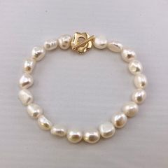 Vòng Tay Ngọc Trai Trắng 8-9mm MADAME HIEN PEARLS Thời Trang VTB010