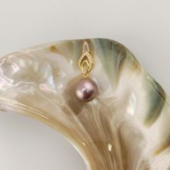 Mặt Dây Chuyền Ngọc Trai 14mm AAAA Tròn Hoàn Hảo Khung Bạc s925 Mạ Vàng Thật 18K BMVMT002TK18