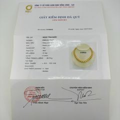 Vòng Cổ Ngọc Trai Vàng Tự Nhiên Kiểu Hạt Ngọc Trai Chạy 9-12mm MADAME HIEN PEARLS CT042