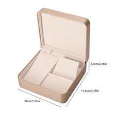 Hộp Da PU Đựng Bộ Nữ Trang MADAME HIEN PEARLS Sang Trọng 14cm x 13,5cm x 5,5cm PKG022
