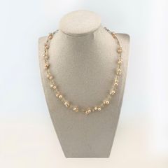 Vòng Cổ Choker Sợi Bện Đính Ngọc Trai Tự Nhiên MADAME HIEN PEARLS Đáng Yêu Cho Nữ CT064
