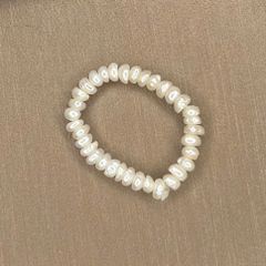 Nhẫn Chuỗi Ngọc Trai Baroque Tự Nhiên Hạt Ngọc Trai Nhí 2-3mm MADAME HIEN PEARLS NB019