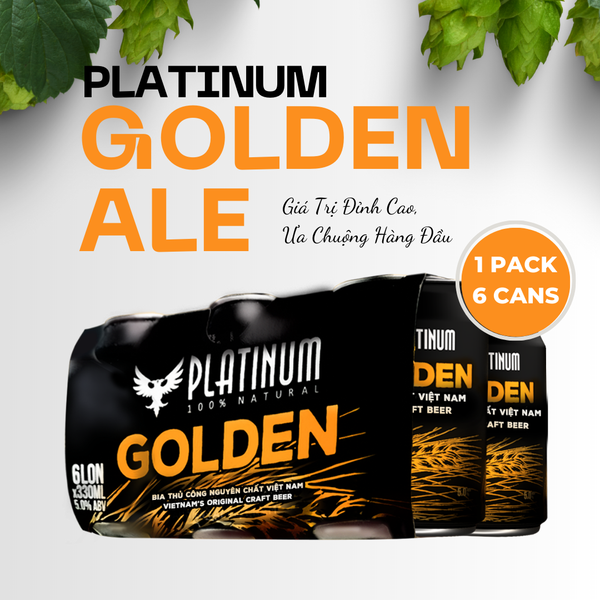  Platinum Golden Ale - Pack 6 Cans 