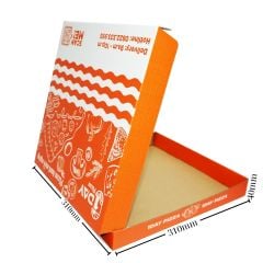 Hộp pizza in flexo 31x31x4cm PZ07