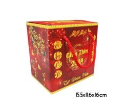 Hộp quà tết năm 2024 in offset 11.5x11.6x16cm