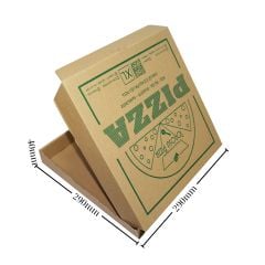 Hộp pizza in flexo 29x29x4cm PZ08