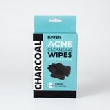  Khăn Ướt Ngừa Mụn Hộp 2 Gói Charcoal Anti Acne Cleansing Wipes 