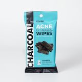  Khăn Ướt Ngừa Mụn Hộp 2 Gói Charcoal Anti Acne Cleansing Wipes 