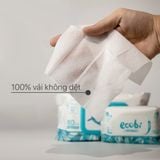  Khăn Ướt Ecobi Không Mùi Cho Em Bé 