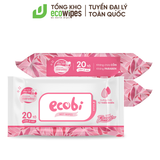  Khăn Ướt Ecobi Hương Dịu Nhẹ Cho Em Bé 