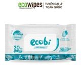  Khăn Ướt Ecobi Không Mùi Cho Em Bé 