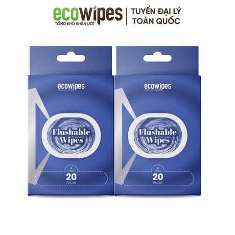  Khăn Ướt Phân Hủy Travel Size Premium 