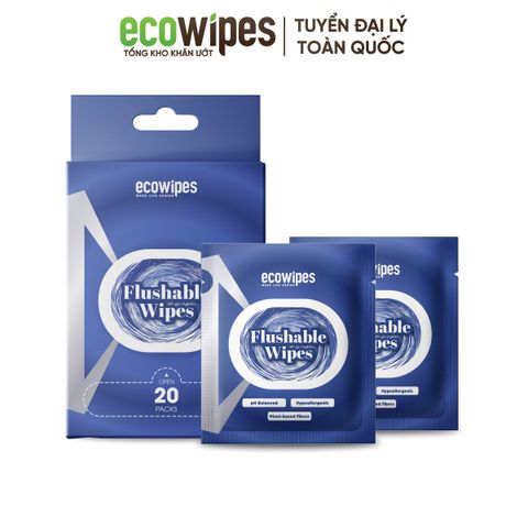  Khăn Ướt Phân Hủy Travel Size Premium 