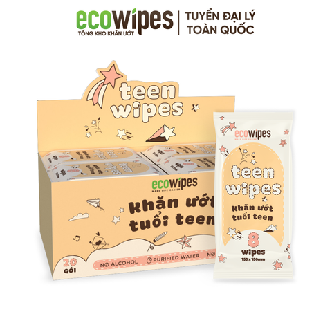  Khăn Ướt Mini Size Teen Wipes 