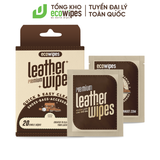  Khăn Ướt Lau Giày Da Leather Wipes Travel Size Premium 