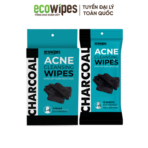  Khăn Ướt Ngừa Mụn Hộp 2 Gói 