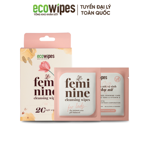 Khăn Ướt Phụ Khoa Travel Size Premium 