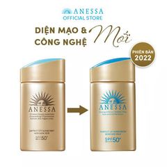 Sữa Chống Nắng Anessa Dưỡng Da Kiềm Dầu 60ml Perfect UV Sunscreen Skincare Milk N SPF50+ PA++++