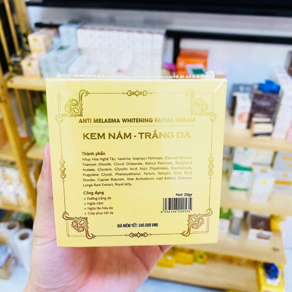 Kem Face Nám Trắng Da Saffron Hải Âu Việt (20g)