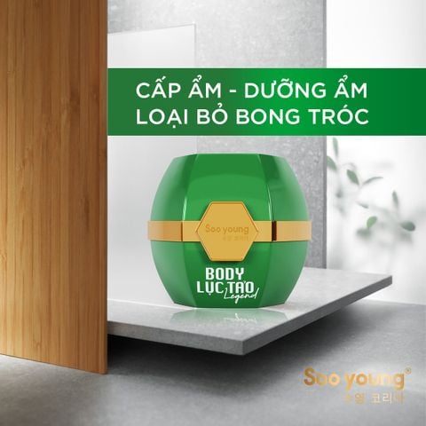 Kem Body Lục Tảo Soo Young Legend Mẫu Mới Tặng Kèm Kích Trắng