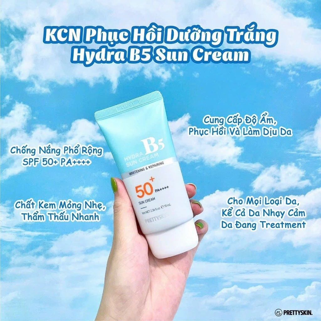 Kem Chống Nắng Pretty Skin Hydra B5 Sun Cream SPF 50+/PA+++