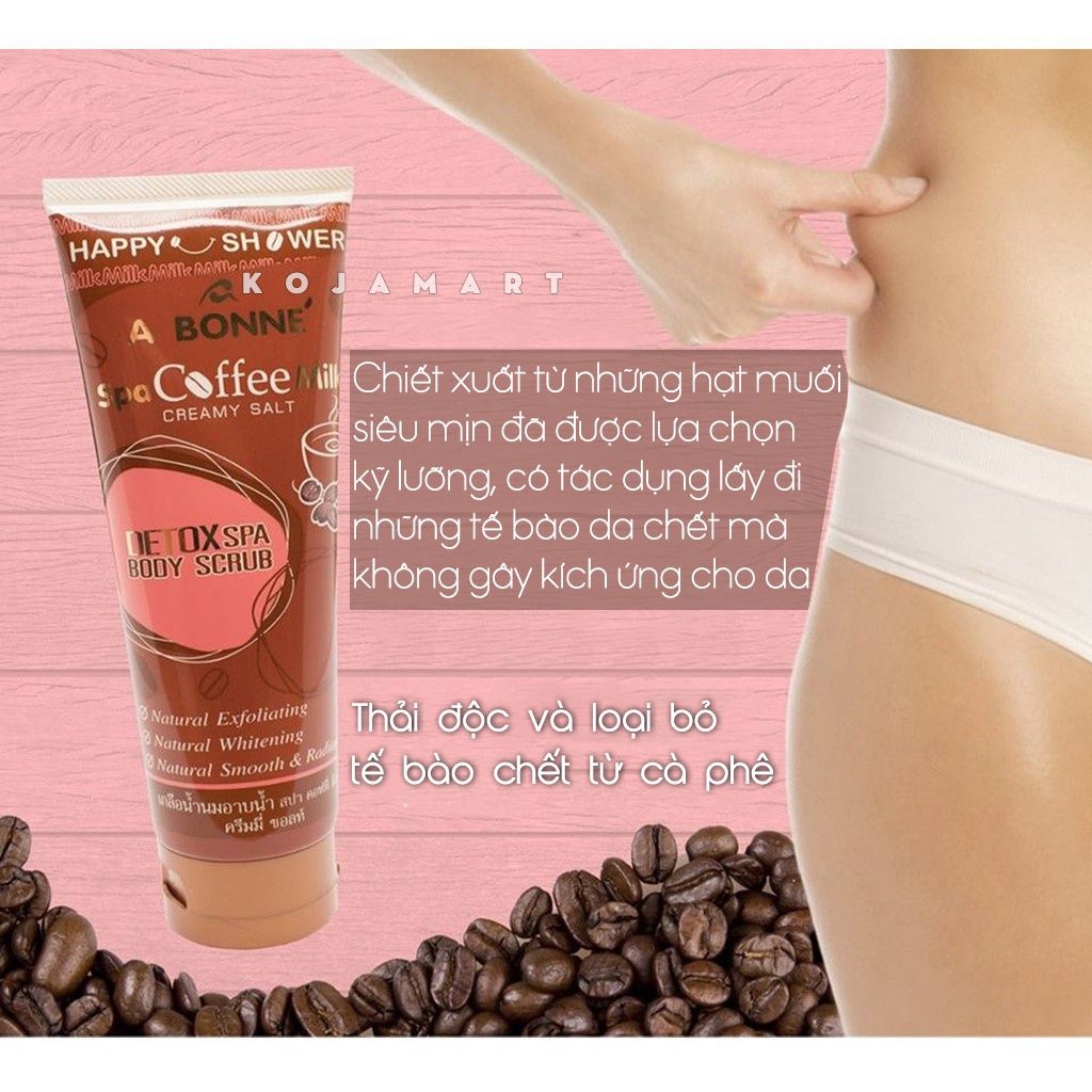 A Bonne Muối Tắm Sữa Cà Phê Spa 350g