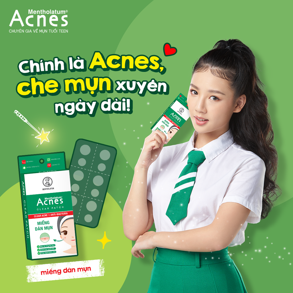 Acnes Clear Patch Miếng Dán Mụn Hộp 24 Miếng