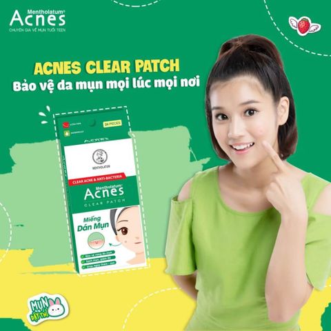 Acnes Clear Patch Miếng Dán Mụn Hộp 24 Miếng