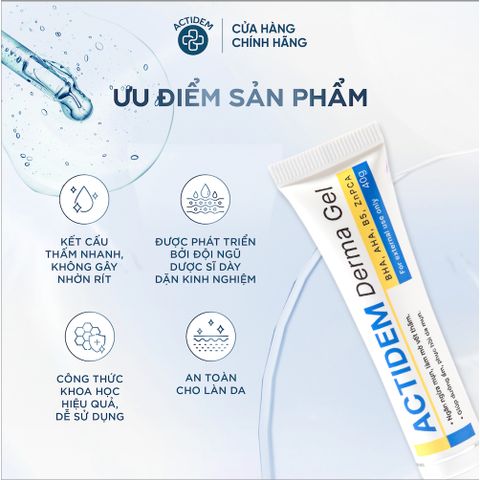 ACTIDEM Gel Giảm Mụn Thâm 18g