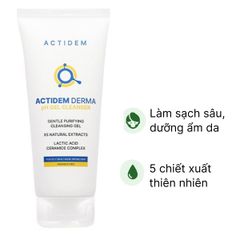ACTIDEM Gel Rửa Mặt Làm Sạch Sâu 150ml