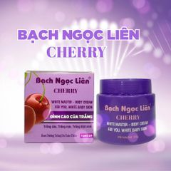 Kem cốt trắng da Bạch Ngọc Liên Cherry (Tím) 120g