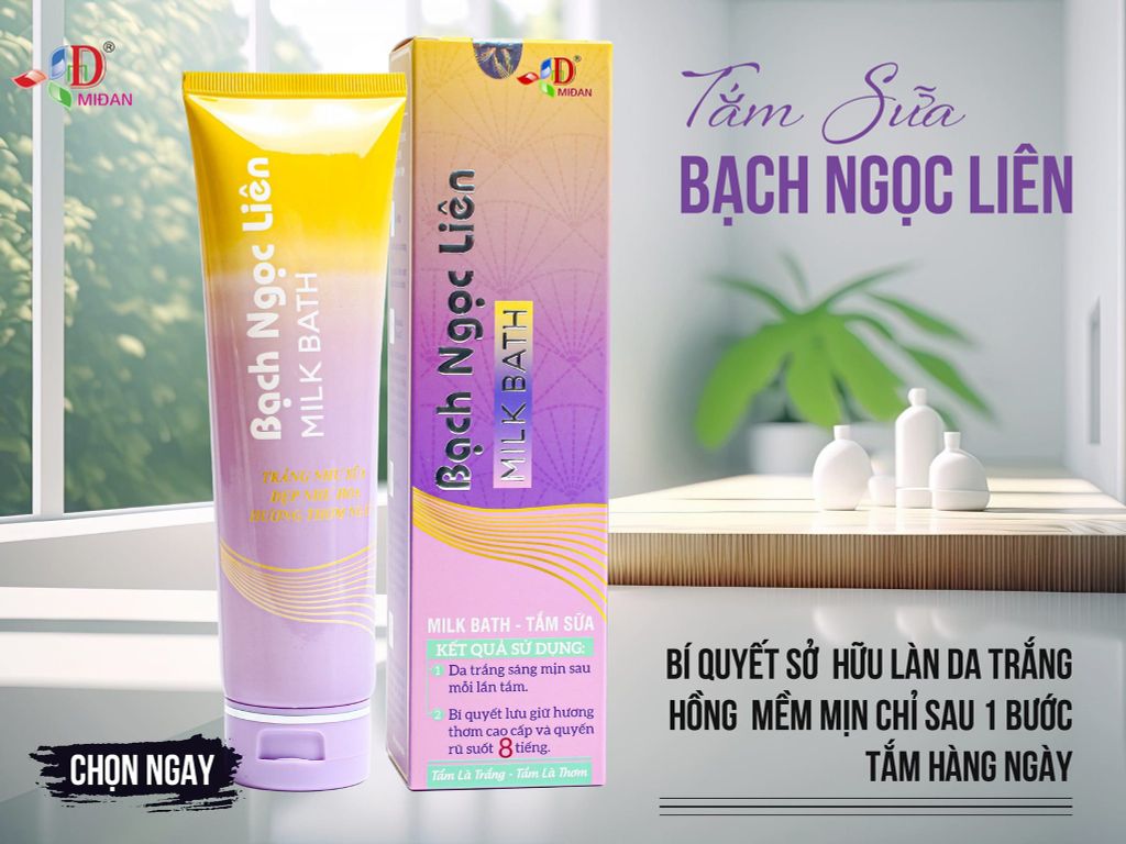 Bạch Ngọc Liên Tắm Sữa 160g