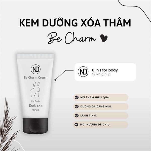 ND Be Charm Cream Kem Giảm Thâm Body 100ml